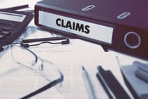 Claims - Ring Binder on Office Desktop with Office Supplies. Business Concept on Blurred Background. Toned Illustration.-2