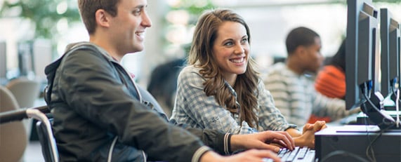 Man and Woman Working On Computer pre-existing conditions