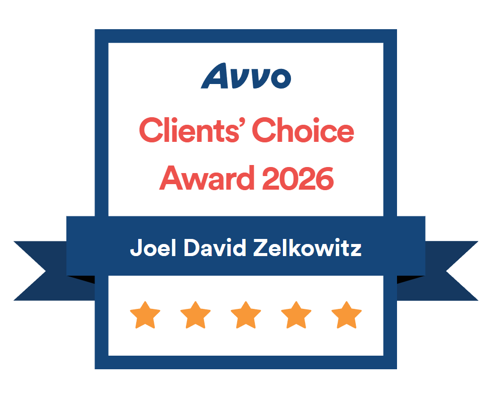 Joel Zelkowitz-Avvo-Client Choice Awards-Badge