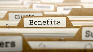 Benefits Concept. Word on Folder Register of Card Index. Selective Focus..jpeg