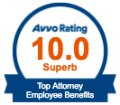 avvo rating employee benefits